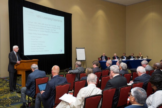 Last month’s workshop included presentations on the NRC’s experience licensing non-light water designs, as well as discussions of proposed advanced reactor designs.